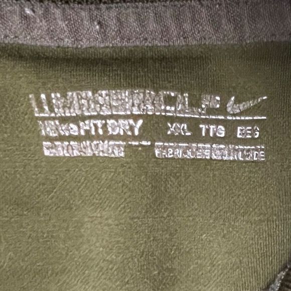Nike Performance Dri Fit Olive Green Golf Polo Size XXL - Picture 2 of 4